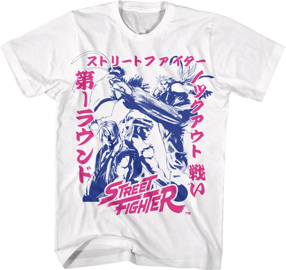 Ken Masters vs Ryu Street Fighter T-Shirt Hoodie, Sweatshirt | CiraTrend.com (Image 1)