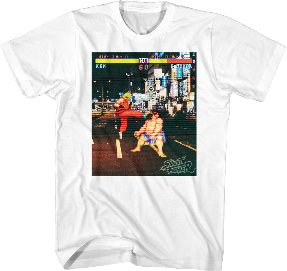 Ken vs E. Honda Street Fighter T-Shirt Hoodie, Sweatshirt | CiraTrend.com (Image 1)