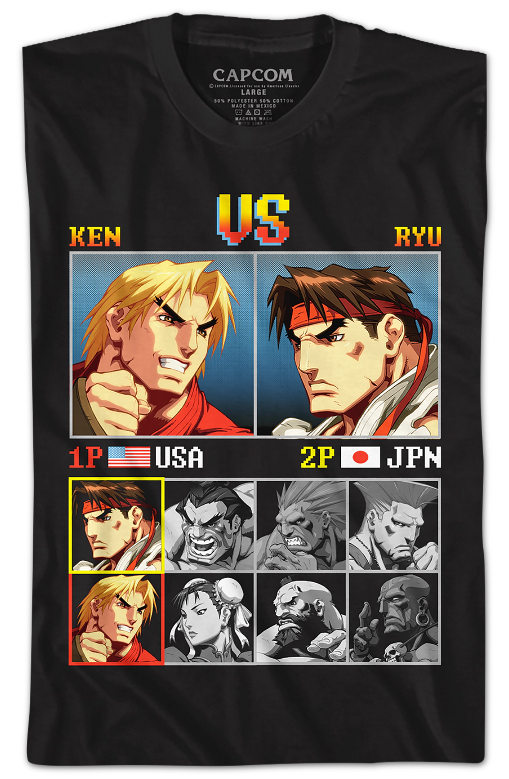 Ken vs Ryu Street Fighter T-Shirt Hoodie, Sweatshirt | CiraTrend.com (Image 2)