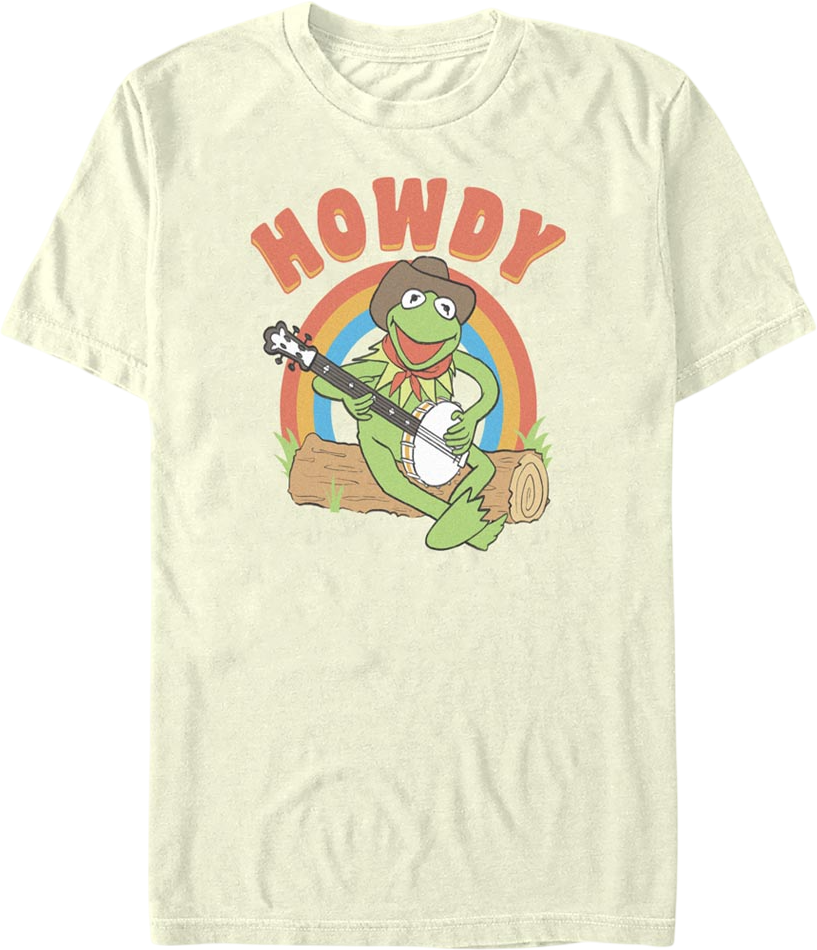 Kermit The Frog Howdy Muppets T-Shirt Hoodie, Sweatshirt | CiraTrend.com (Image 1)