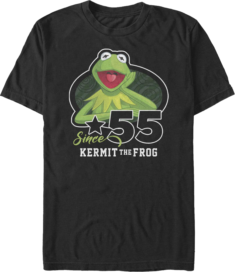 Kermit The Frog Since '55 Muppets T-Shirt Hoodie, Sweatshirt | CiraTrend.com (Image 1)