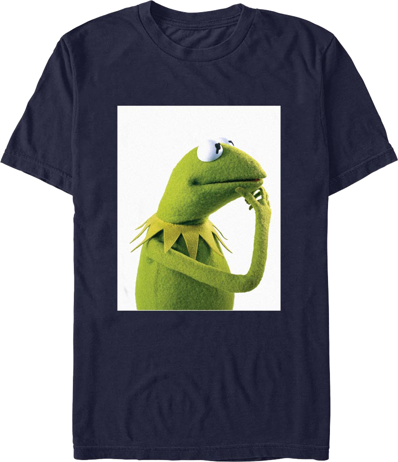 Kermit The Thinker Muppets T-Shirt Hoodie, Sweatshirt | CiraTrend.com (Image 1)