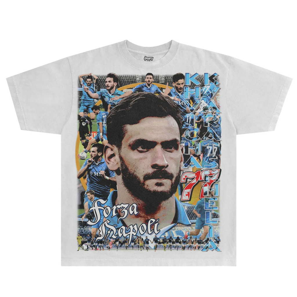 Khvicha Kvaratskhelia Napoli Tee Hoodie, Sweatshirt | CiraTrend.com (Image 1)