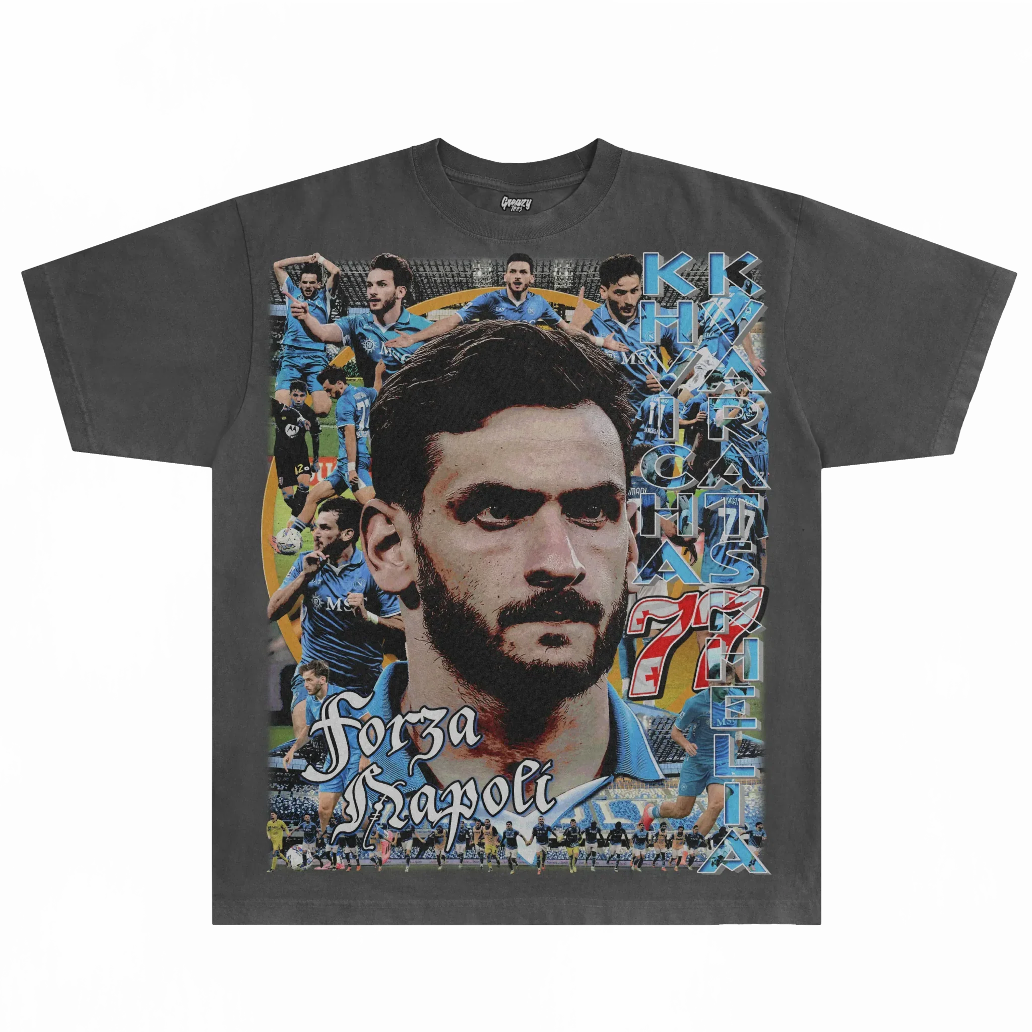 Khvicha Kvaratskhelia Napoli Tee Style002 Hoodie, Sweatshirt | CiraTrend.com (Image 1)
