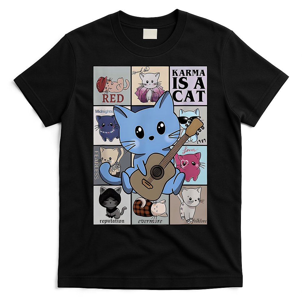 Karma Is Cat Album T-Shirt