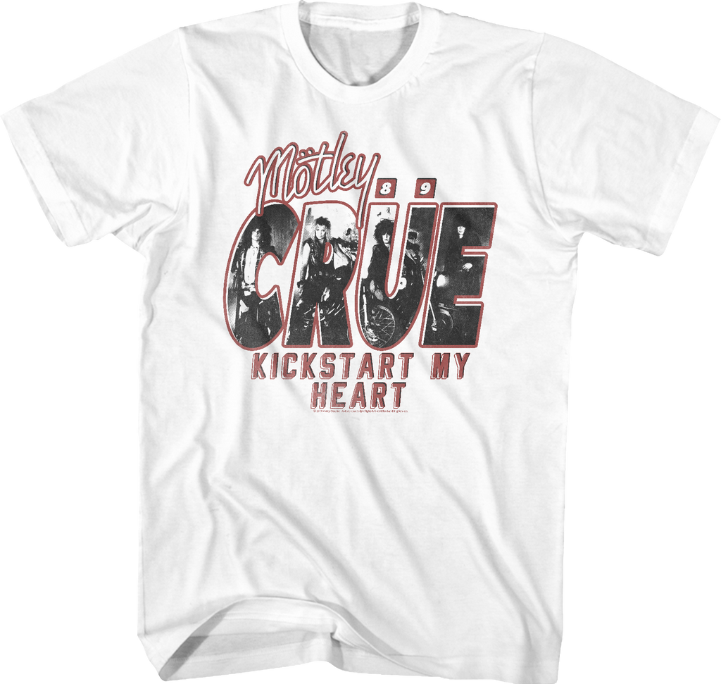 Kickstart My Heart Motley Crue T-Shirt Hoodie, Sweatshirt | CiraTrend.com (Image 1)