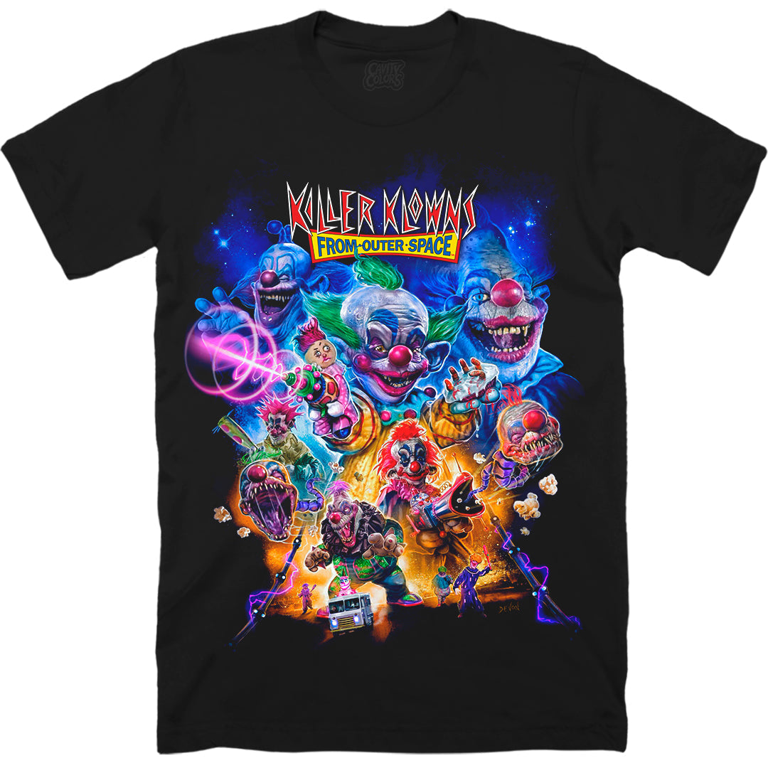 KILLER KLOWNS FROM OUTER SPACE: THE INVASION - T-SHIRT Hoodie, Sweatshirt | CiraTrend.com (Image 1)