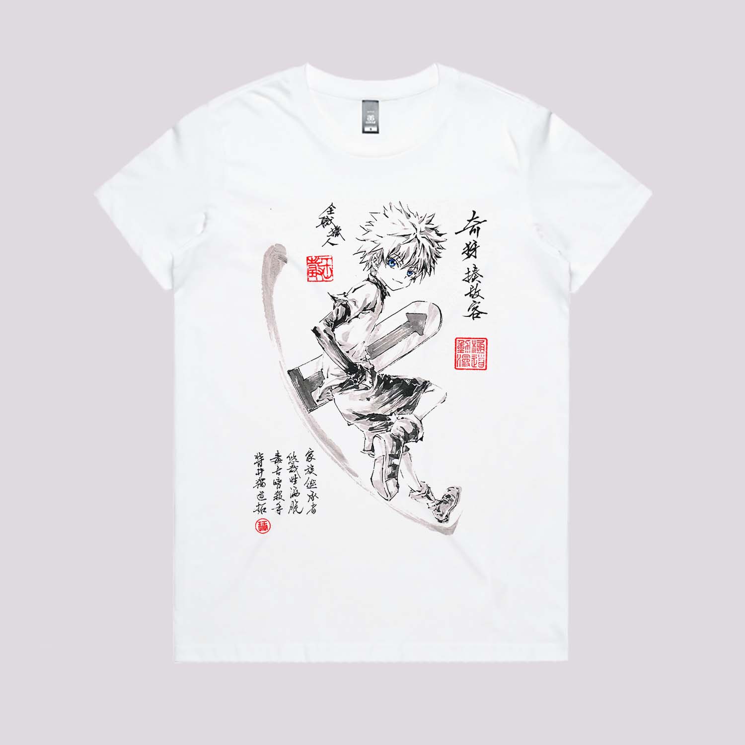 Killua Sumi-e T-Shirt Hoodie, Sweatshirt | CiraTrend.com (Image 3)