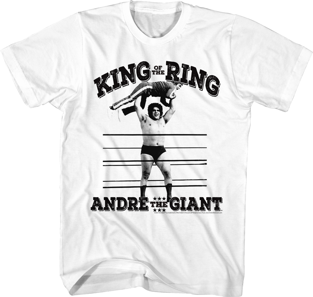 King Of The Ring Andre The Giant T-Shirt Hoodie, Sweatshirt | CiraTrend.com (Image 1)