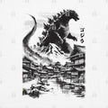 King Kaiju in Japanese Village Hoodie T-Shirts, Sweatshirt | CiraTrend.com (Image 1)