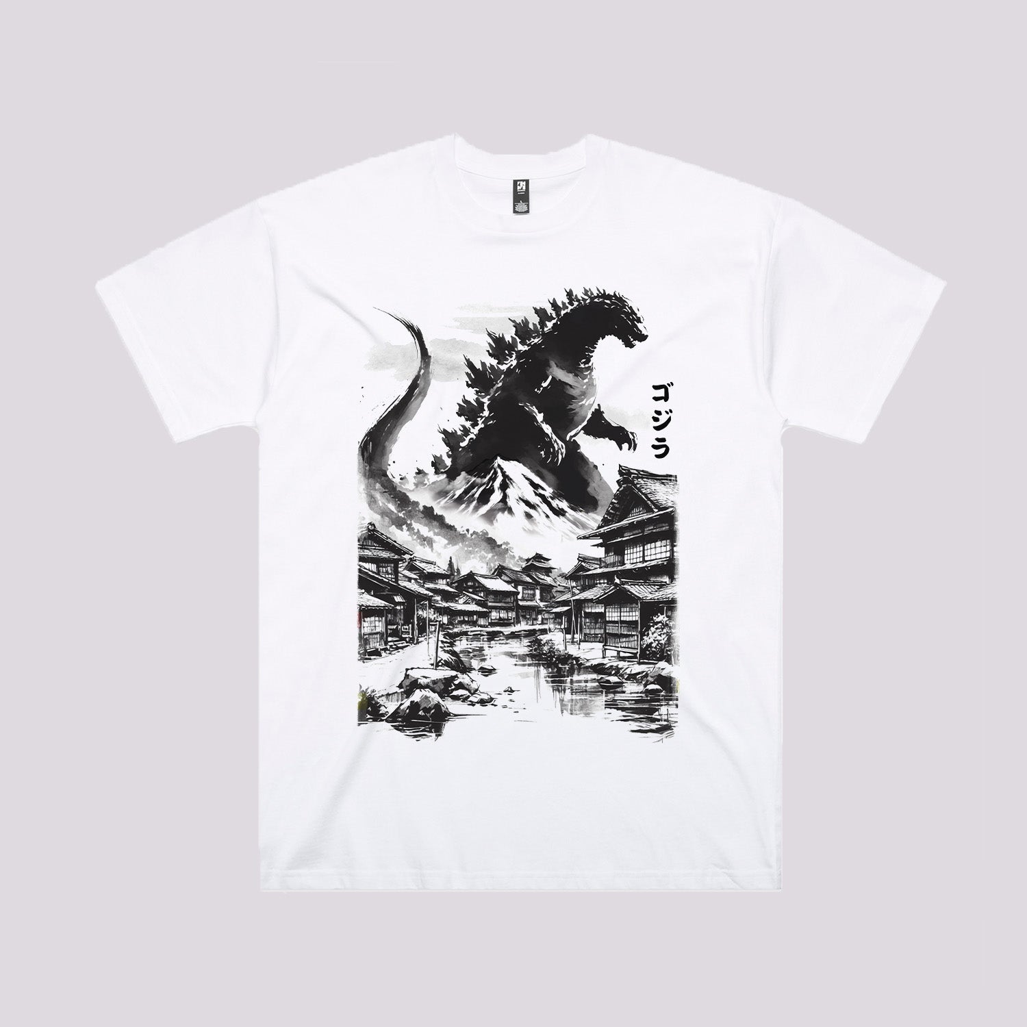 King Kaiju in Japanese Village Oversized T-Shirt Hoodie, Sweatshirt | CiraTrend.com (Image 2)
