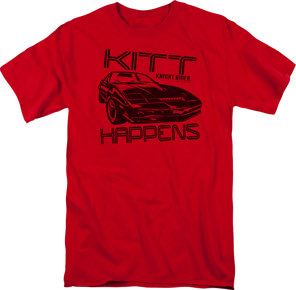 KITT Happens Knight Rider T-Shirt Hoodie, Sweatshirt | CiraTrend.com (Image 1)