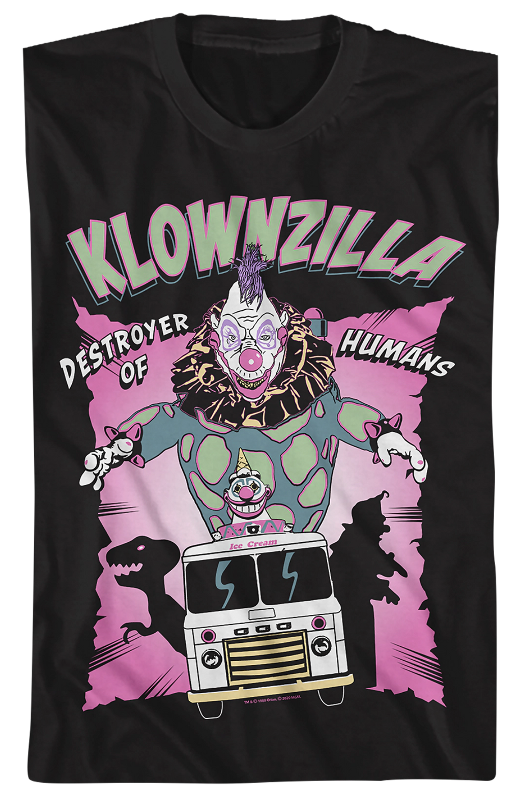 Klownzilla Killer Klowns From Outer Space T-Shirt Hoodie, Sweatshirt | CiraTrend.com (Image 2)