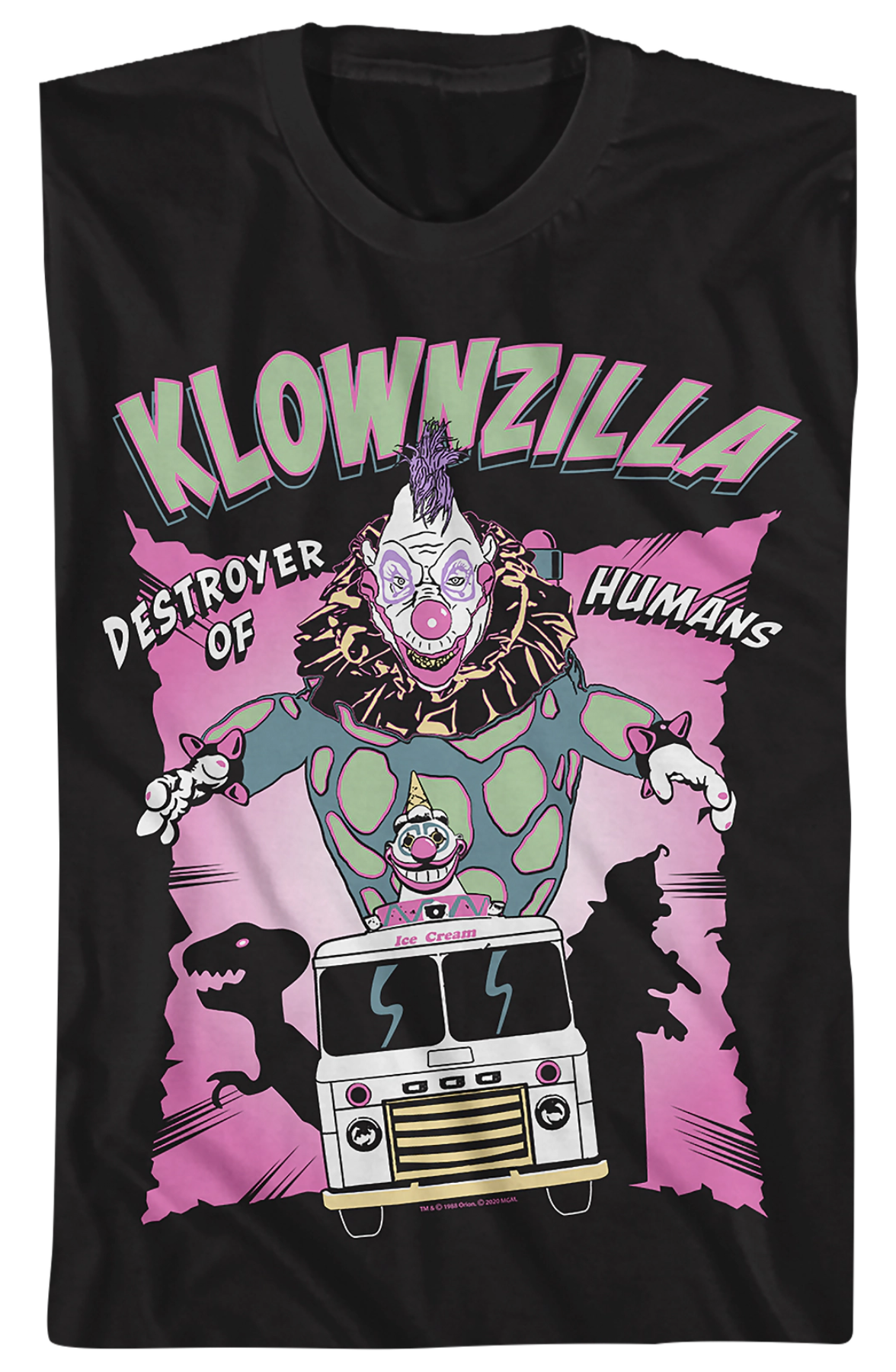Klownzilla Killer Klowns From Outer Space T-Shirt Hoodie, Sweatshirt | CiraTrend.com (Image 2)