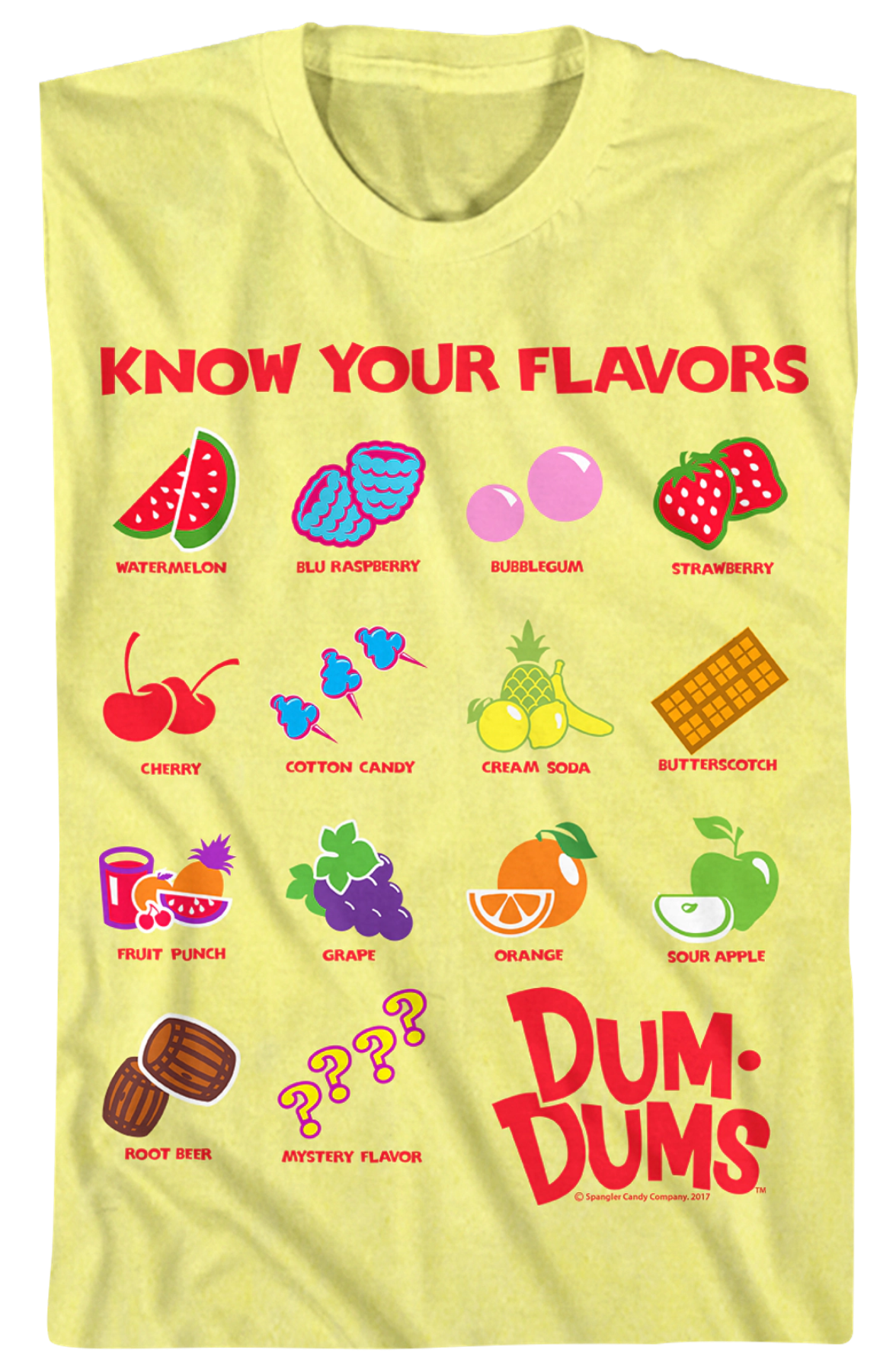 Know Your Flavors Dum-Dums T-Shirt Hoodie, Sweatshirt | CiraTrend.com (Image 2)