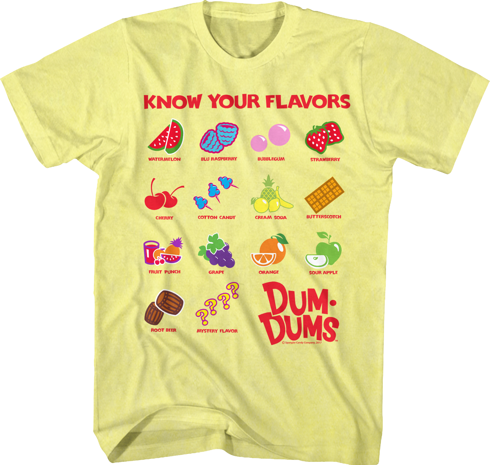 Know Your Flavors Dum-Dums T-Shirt Hoodie, Sweatshirt | CiraTrend.com (Image 1)