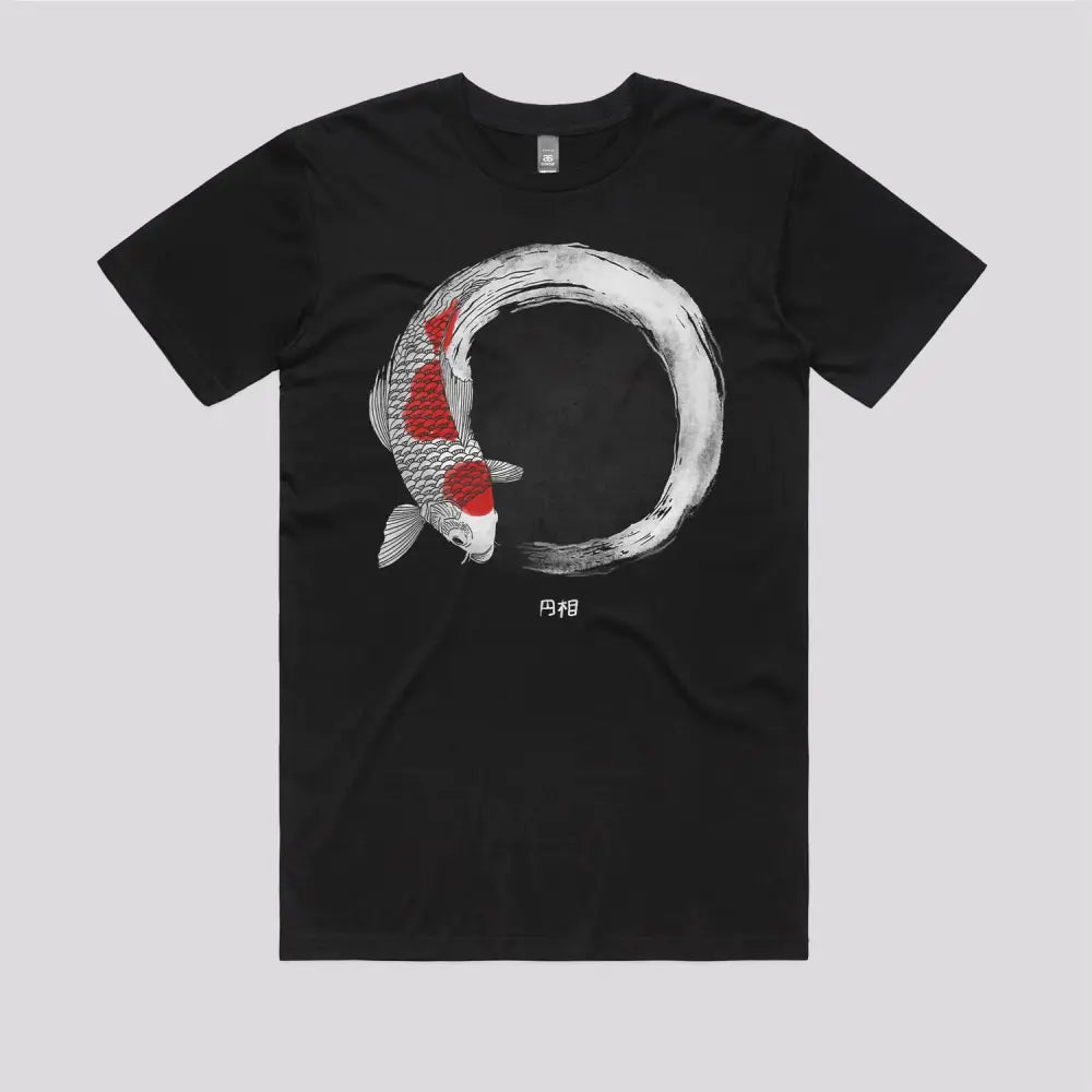Koi Fish Enso T-Shirt Hoodie, Sweatshirt | CiraTrend.com (Image 2)