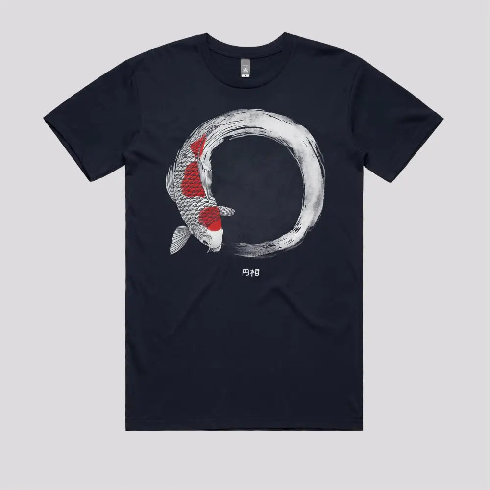 Koi Fish Enso T-Shirt Hoodie, Sweatshirt | CiraTrend.com (Image 4)