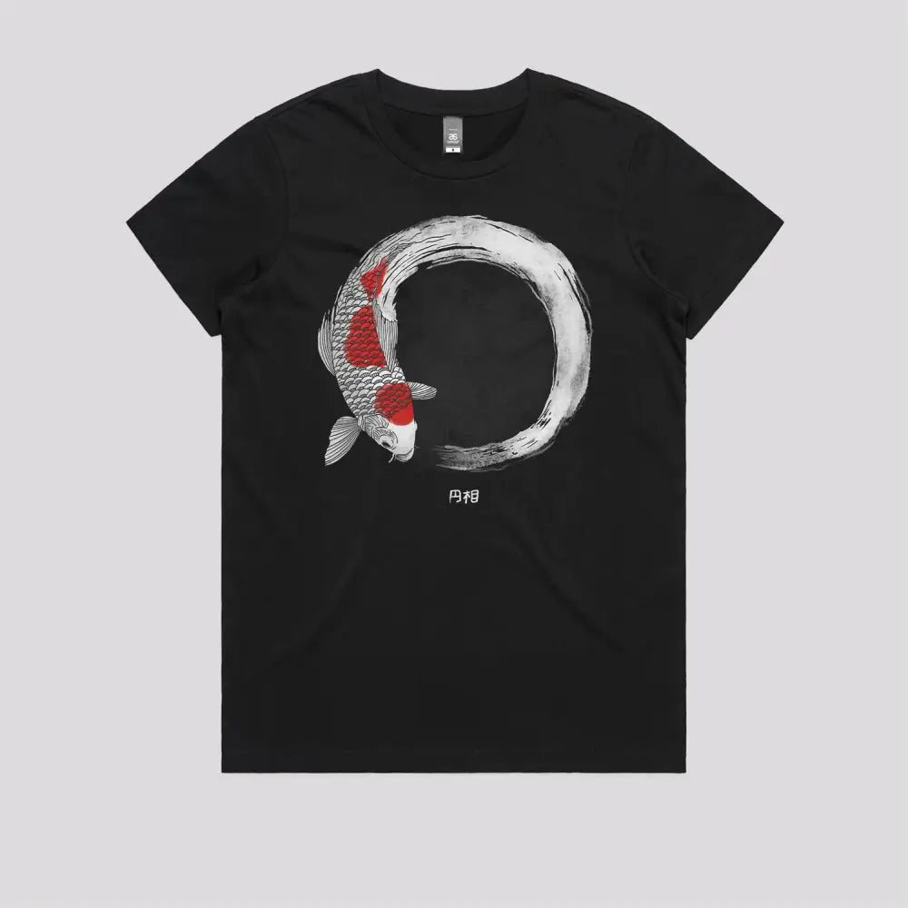Koi Fish Enso T-Shirt Hoodie, Sweatshirt | CiraTrend.com (Image 3)