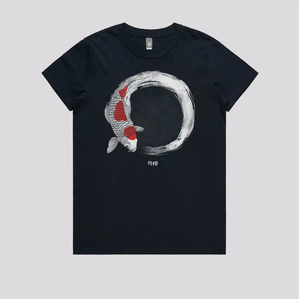 Koi Fish Enso T-Shirt Hoodie, Sweatshirt | CiraTrend.com (Image 5)