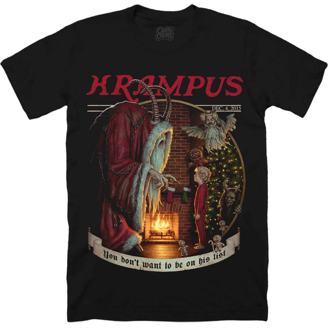 KRAMPUS: NAUGHTY LIST - T-SHIRT Hoodie, Sweatshirt | CiraTrend.com (Image 1)