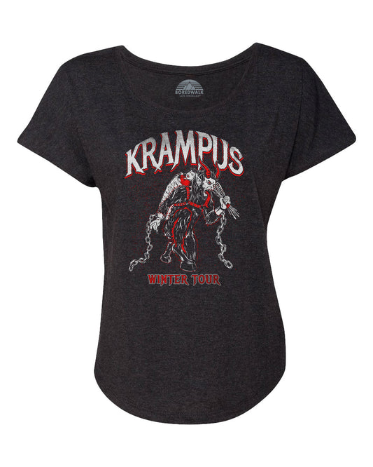 Women's Krampus Winter Tour Scoop Neck T-Shirt
