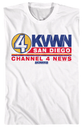 KVWN Channel 4 News Logo Anchorman T-Shirt Hoodie, Sweatshirt | CiraTrend.com