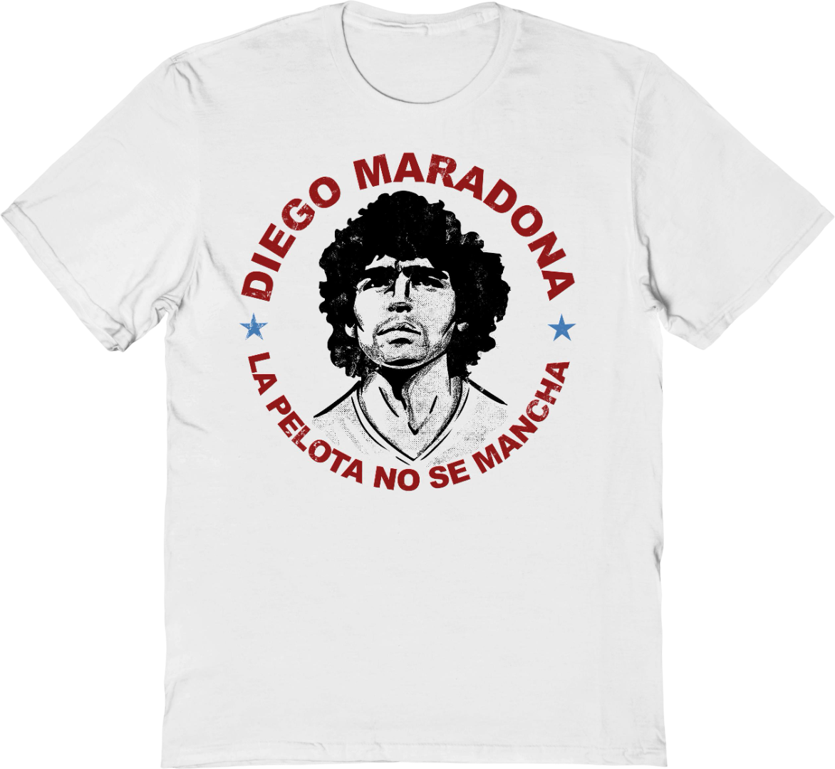 La Pelota No Se Mancha Diego Maradona T-Shirt Hoodie, Sweatshirt | CiraTrend.com (Image 1)