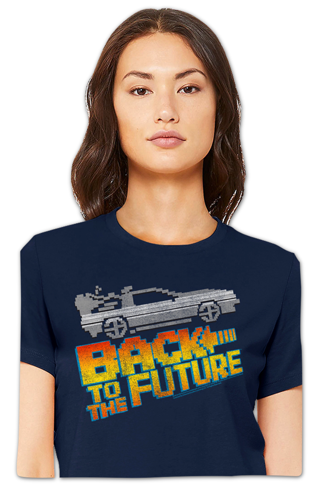 Ladies 8-Bit Back To The Future Shirt Hoodie, Sweatshirt | CiraTrend.com (Image 2)