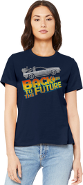Ladies 8-Bit Back To The Future Shirt Hoodie, Sweatshirt | CiraTrend.com (Image 1)
