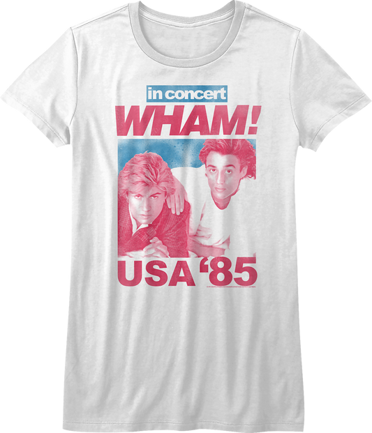 Womens '85 USA Concert Wham Shirt