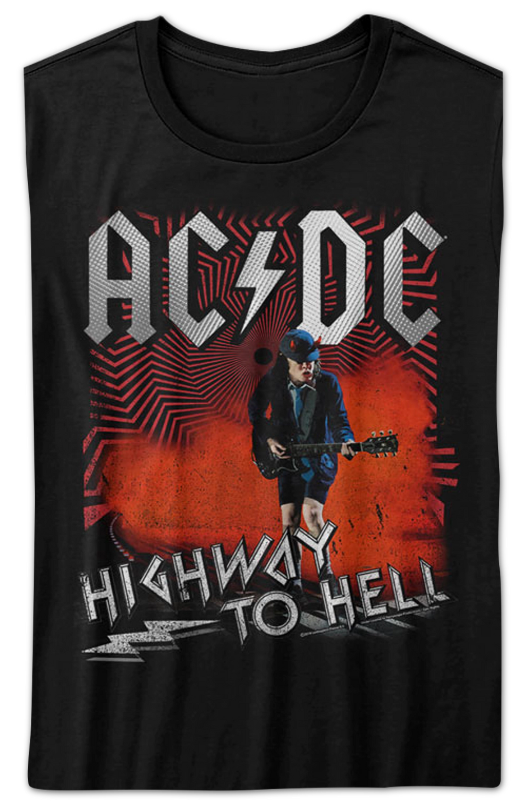 Ladies Angus Young Highway To Hell ACDC Shirt Hoodie, Sweatshirt | CiraTrend.com (Image 2)