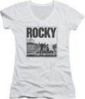 Ladies Arms Raised Rocky V-Neck Shirt Hoodie, Sweatshirt | CiraTrend.com (Image 1)
