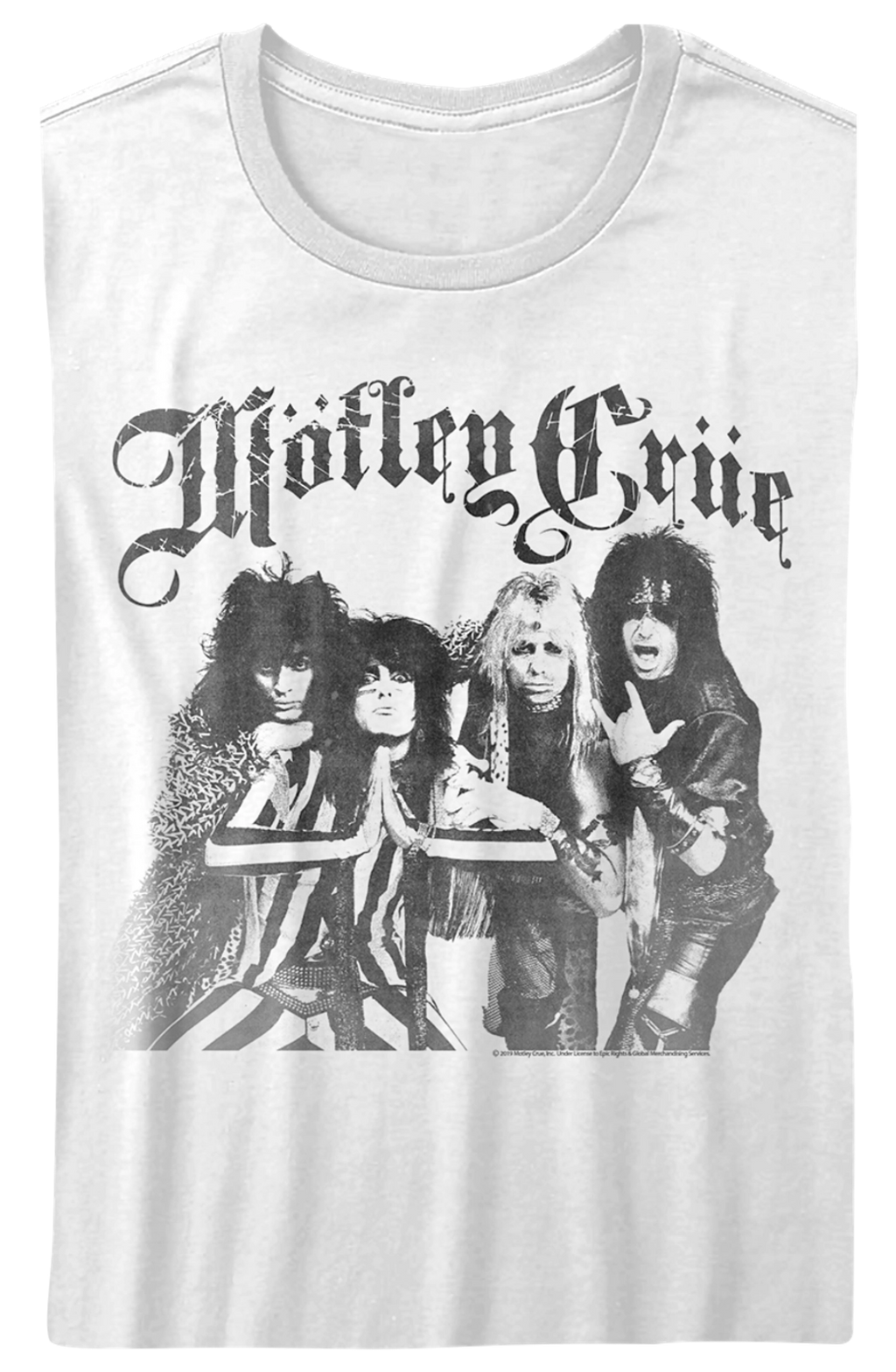 Ladies Black and White Motley Crue Shirt Hoodie, Sweatshirt | CiraTrend.com (Image 2)