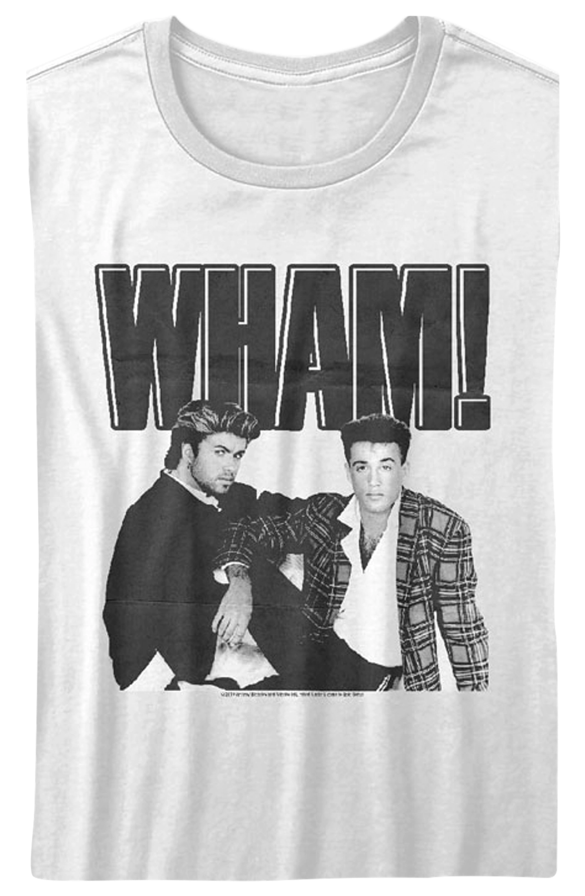 Ladies Black and White Wham Shirt Hoodie, Sweatshirt | CiraTrend.com (Image 2)
