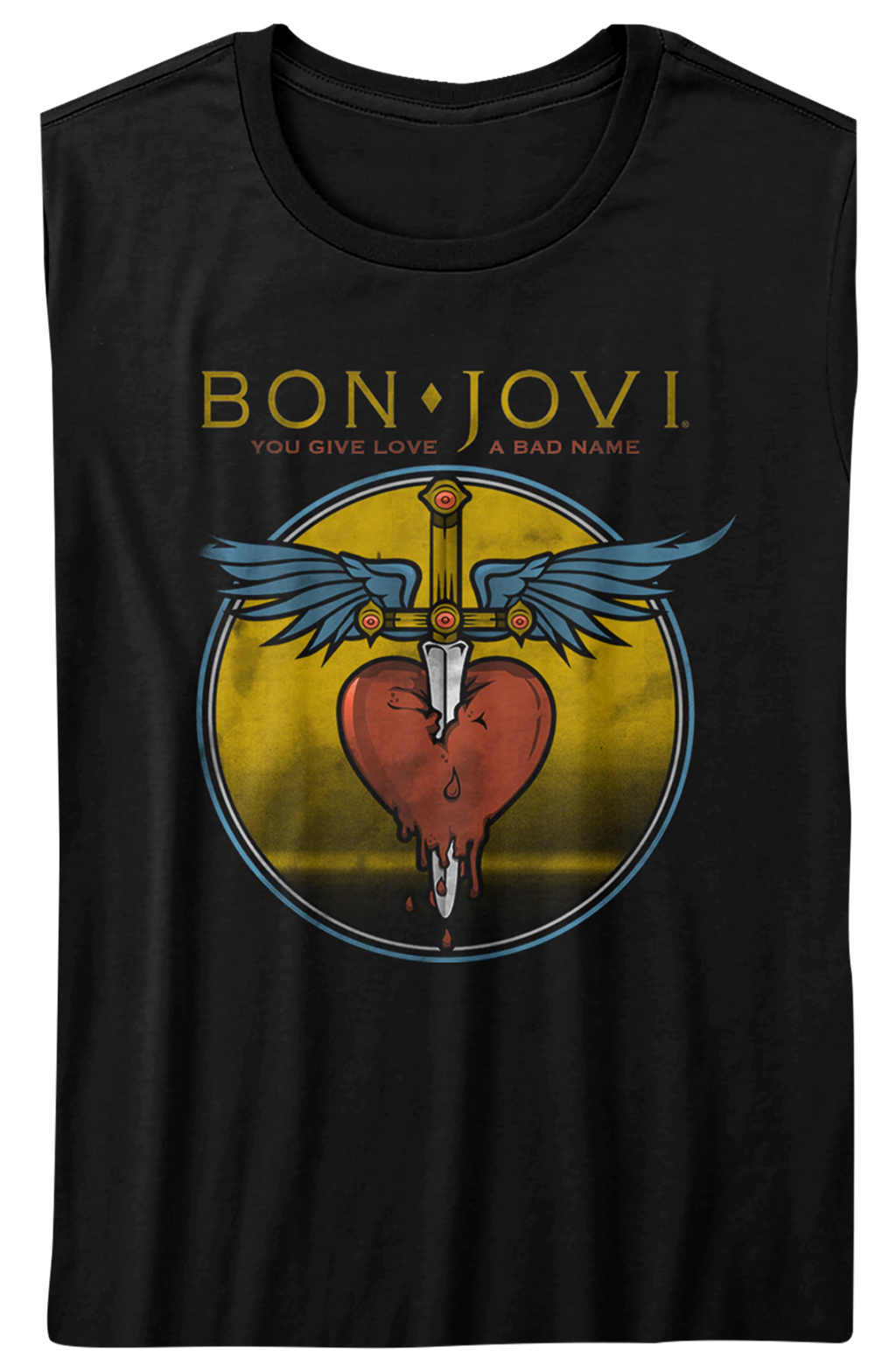 Ladies Bon Jovi You Give Love A Bad Name Shirt Hoodie, Sweatshirt | CiraTrend.com (Image 2)