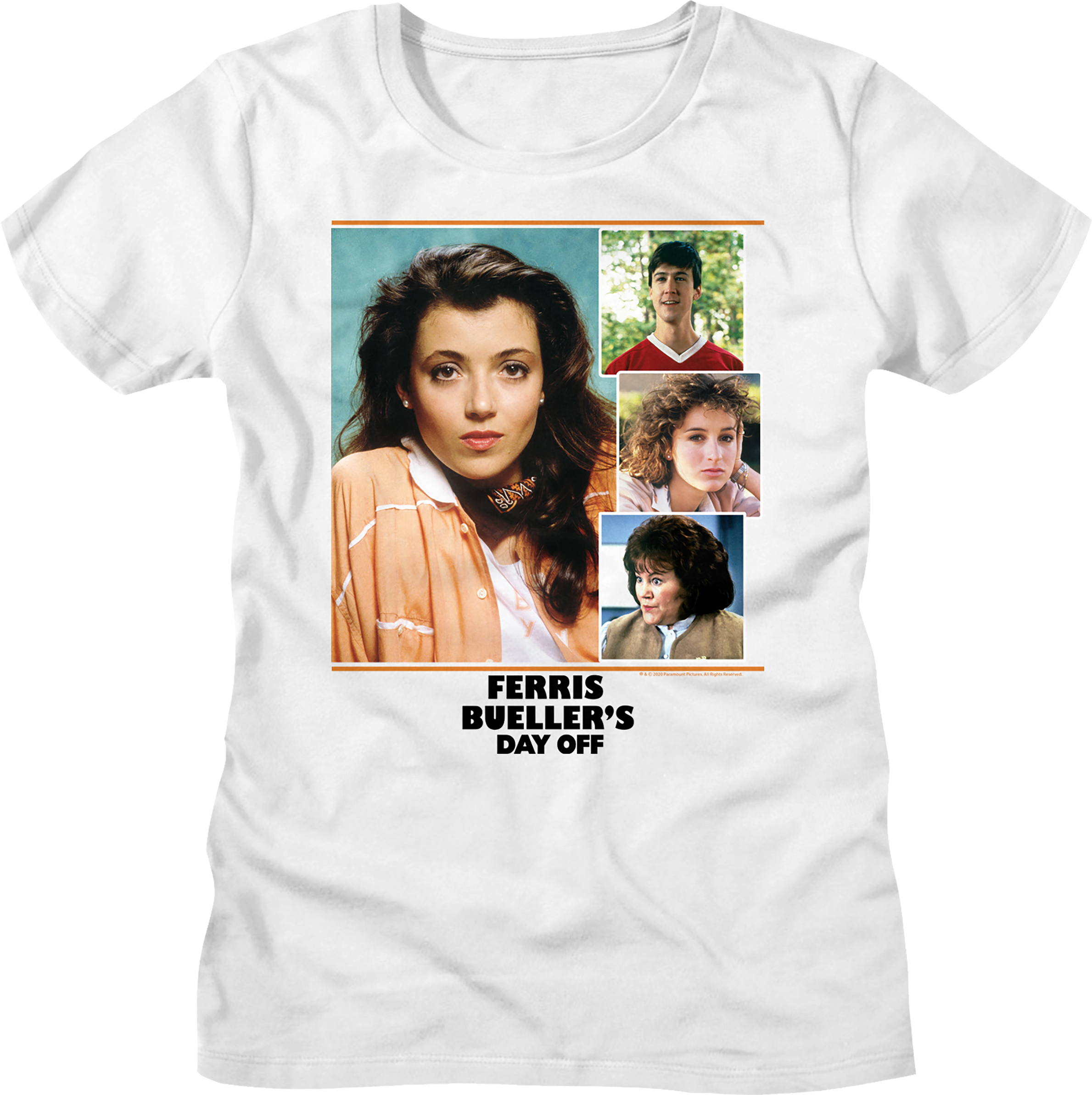 Womens Cast Collage Ferris Bueller's Day Off Shirt Hoodie, Sweatshirt | CiraTrend.com (Image 1)