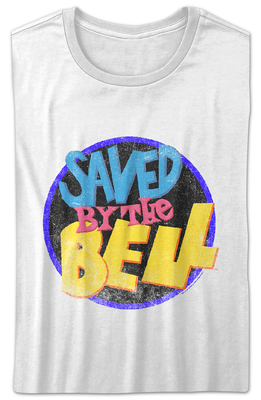 Ladies Distressed Logo Saved By The Bell Shirt Hoodie, Sweatshirt | CiraTrend.com (Image 2)