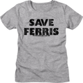 Womens Save Ferris Distressed Ferris Bueller's Day Off Shirt Hoodie, Sweatshirt | CiraTrend.com (Image 1)