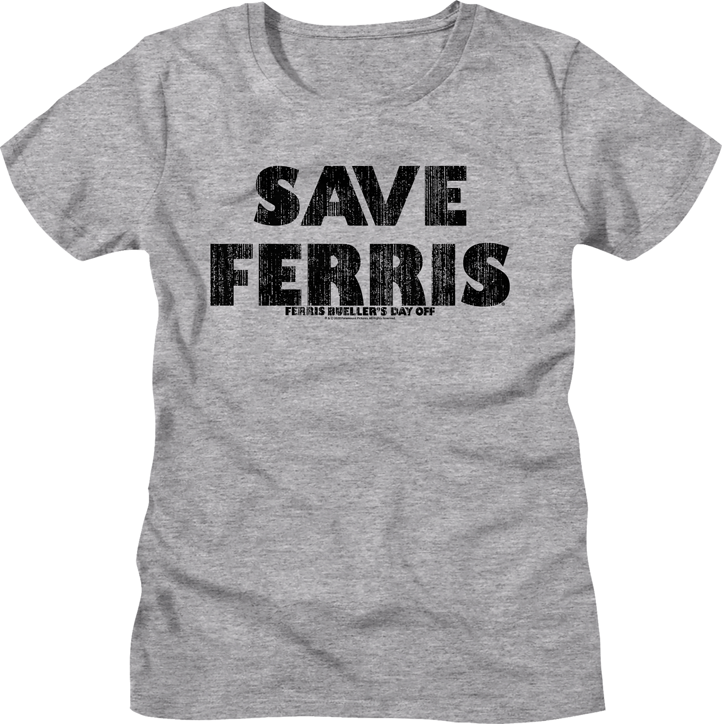 Womens Save Ferris Distressed Ferris Bueller's Day Off Shirt Hoodie, Sweatshirt | CiraTrend.com (Image 1)