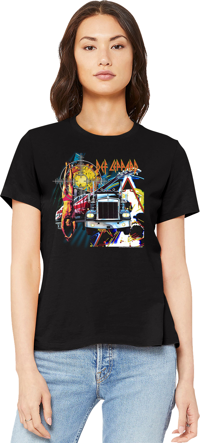 Womens First Four Collage Def Leppard Shirt Hoodie, Sweatshirt | CiraTrend.com (Image 1)