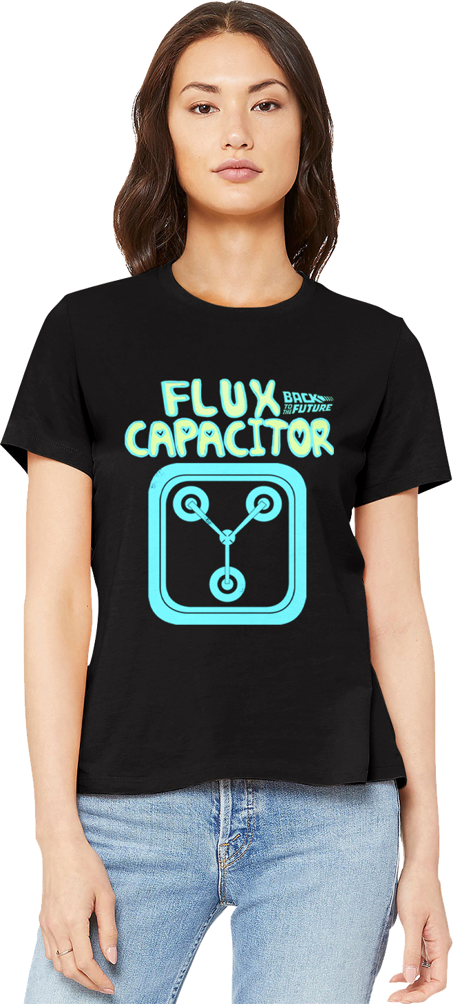 Ladies Flux Capacitor Back To The Future Shirt Hoodie, Sweatshirt | CiraTrend.com (Image 1)