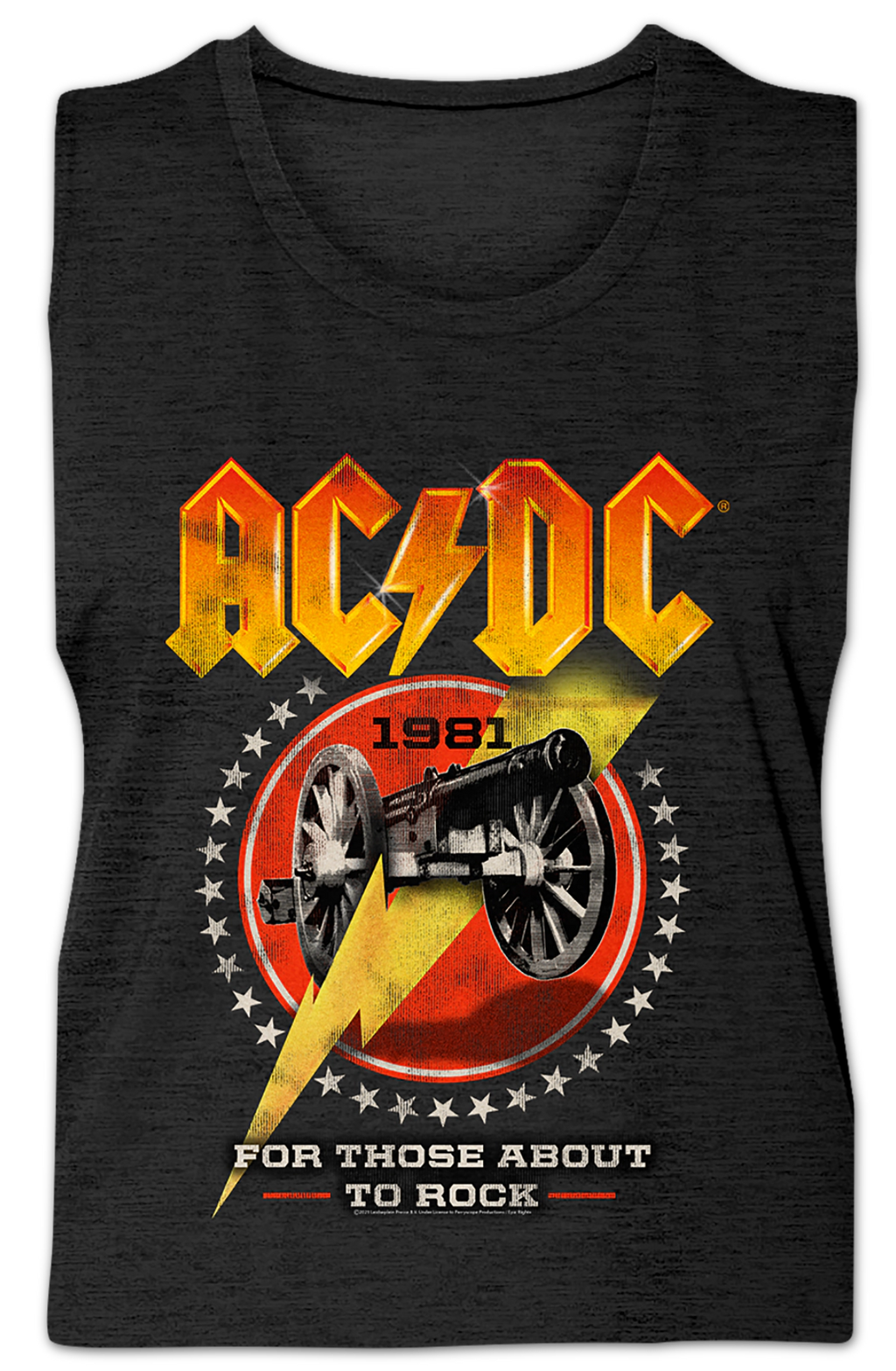 Ladies For Those About To Rock 1981 ACDC Sleeveless Shirt Hoodie, Sweatshirt | CiraTrend.com (Image 2)