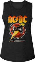 Ladies For Those About To Rock 1981 ACDC Sleeveless Shirt Hoodie, Sweatshirt | CiraTrend.com (Image 1)