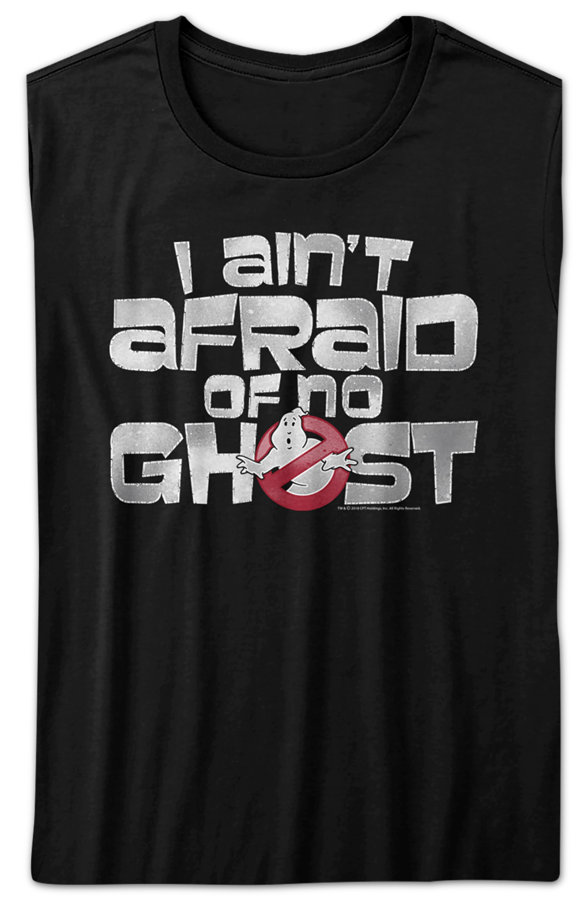 Ladies Ghostbusters I Ain't Afraid Of No Ghost Shirt Hoodie, Sweatshirt | CiraTrend.com (Image 2)