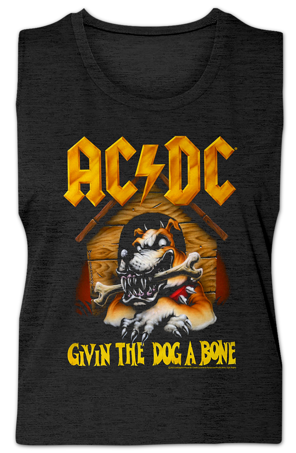 Ladies Givin The Dog A Bone ACDC Sleeveless Shirt Hoodie, Sweatshirt | CiraTrend.com (Image 2)