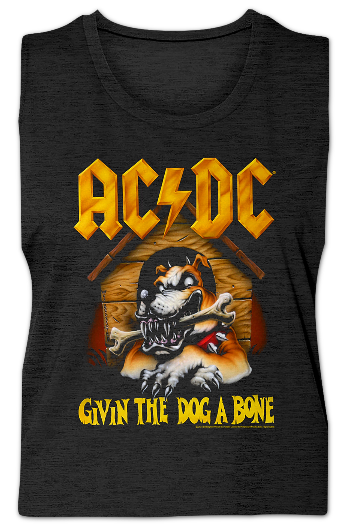 Ladies Givin The Dog A Bone ACDC Sleeveless Shirt Hoodie, Sweatshirt | CiraTrend.com (Image 2)
