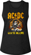 Ladies Givin The Dog A Bone ACDC Sleeveless Shirt Hoodie, Sweatshirt | CiraTrend.com (Image 1)