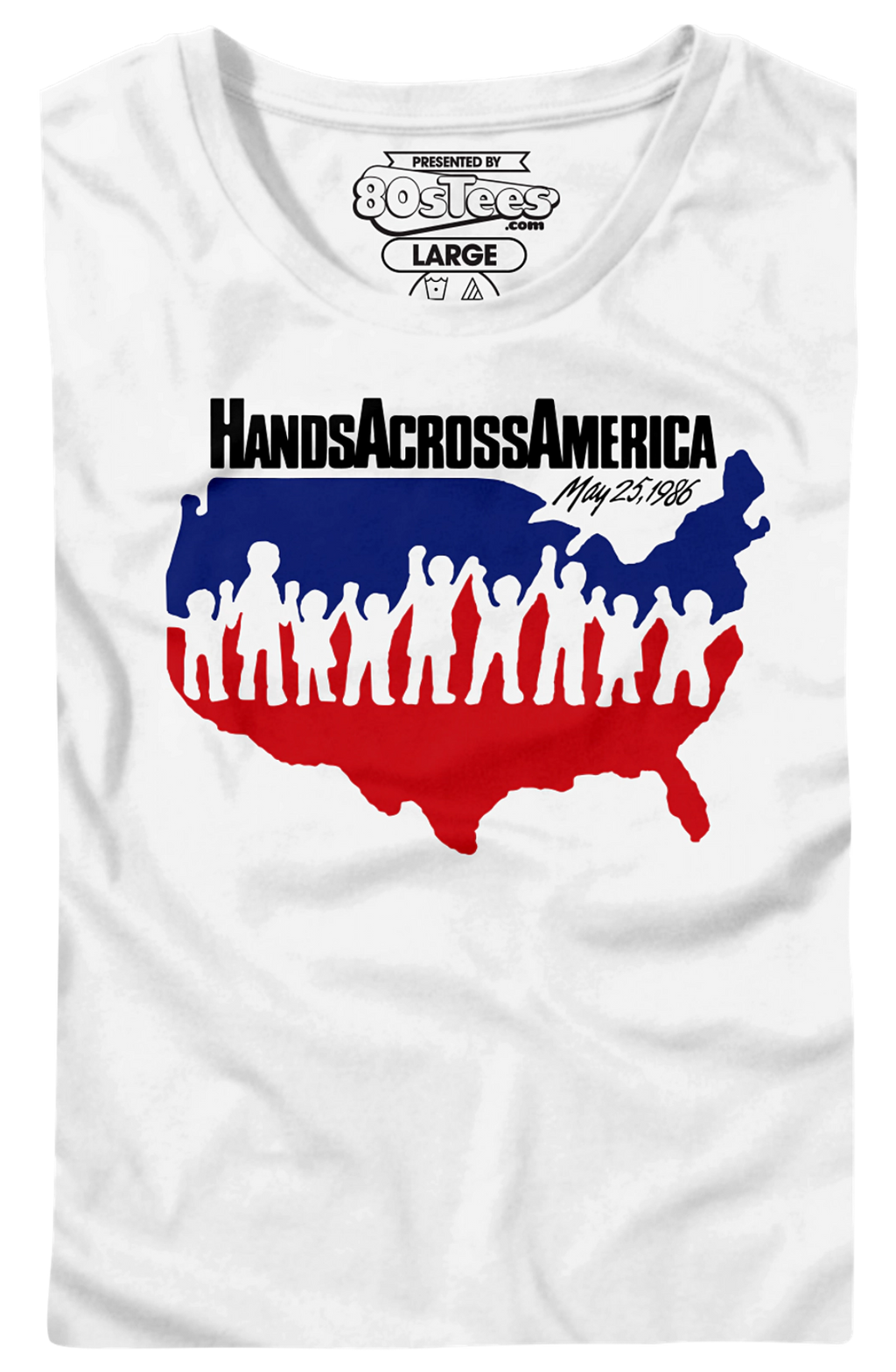 Womens Hands Across America Shirt Hoodie, Sweatshirt | CiraTrend.com (Image 2)