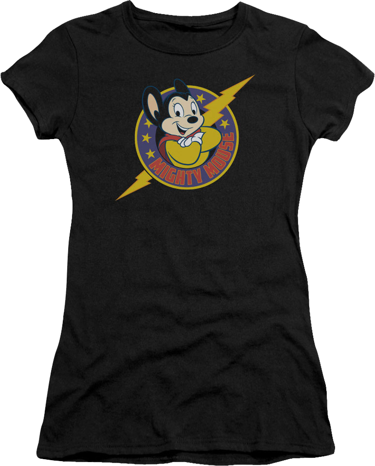 Ladies Lightning Bolt Mighty Mouse Shirt Hoodie, Sweatshirt | CiraTrend.com (Image 1)